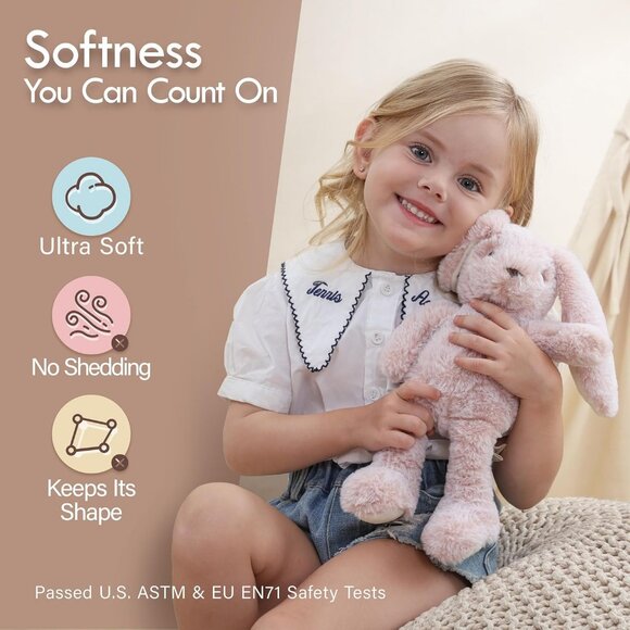 Toddler Plush Backpack with Take-Along Toy for Kids Age 2-4, Reindeer stuffed - Picture 5 of 9